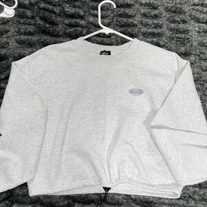 BDG Gray Slightly Cropped Sweatshirt